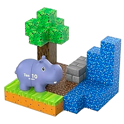 Конструктор Магнитный 42 кубика и фигурка Zhorya ZY1782428 1